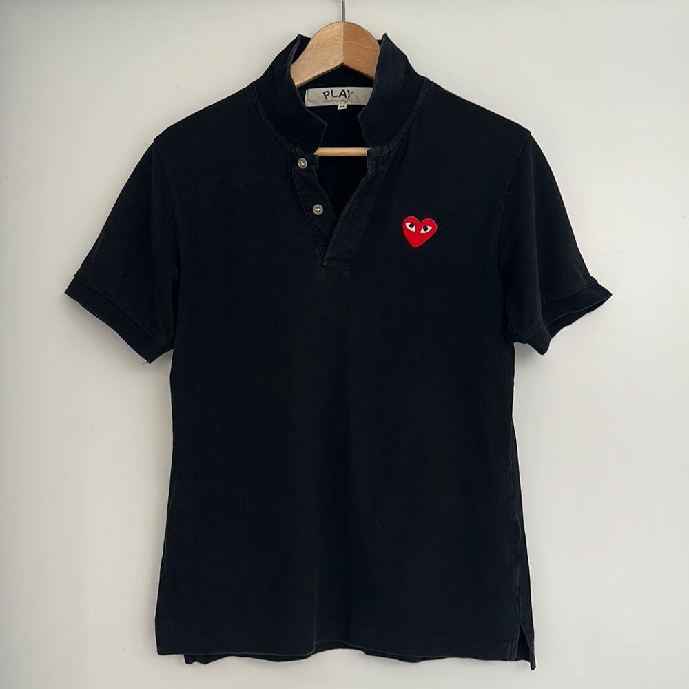 Comme De Garçon Play Polo